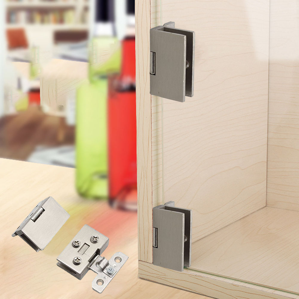 47mm 57mm cerniere per porte dell'armadio in vetro cerniere per porte della doccia del bagno cerniera a bilico per porte in vetro mobili per armadietto del vino clip in vetro