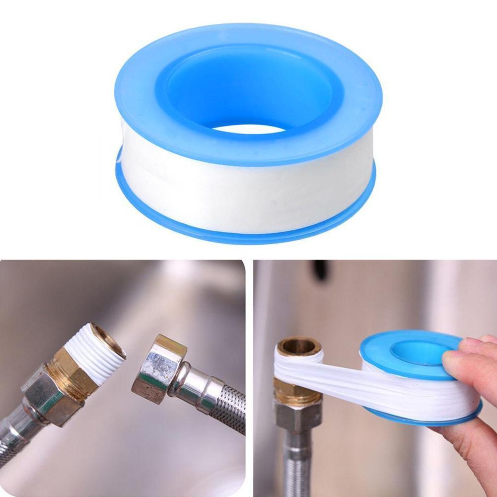 1 rouleau de ruban de scellage à filetage blanc PTFE 10m, ruban de scellage pour plombier, ruban de scellage à filetage sans huile, bande de scellage pour gaz et eau