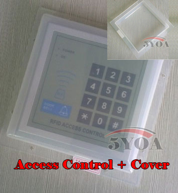 5YOA RFID, sistema de Control de acceso, dispositivo, seguridad, proximidad, puerta de entrada, cerradura de: AC and Cover