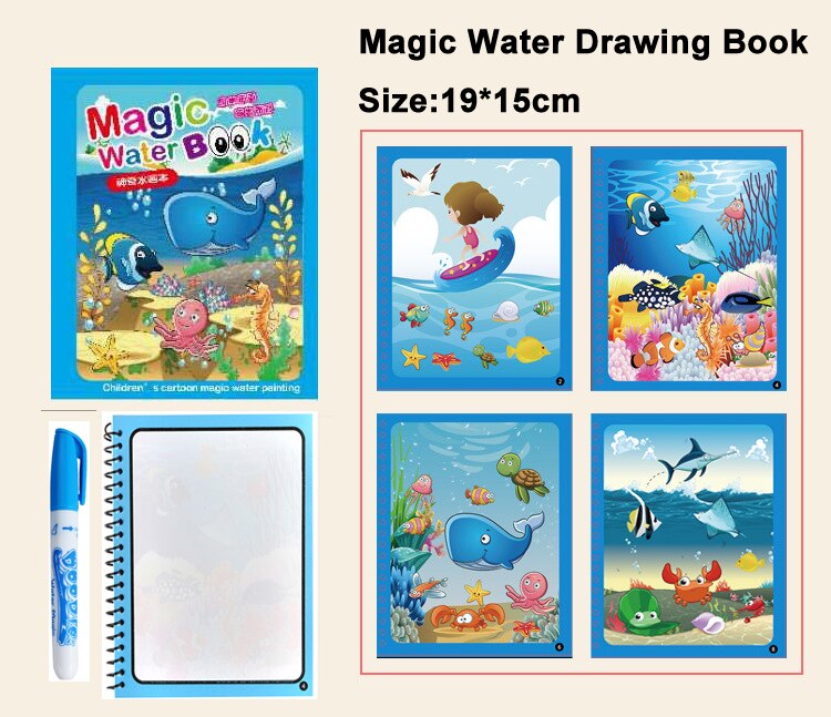 Bambini Giochi Di Disegno Set Pittura Del Mestiere Giocattoli Educativi di Apprendimento Precoce Giochi Di Disegno Per I Bambini di compleanno Regalo Di Natale GYH: Underwater World