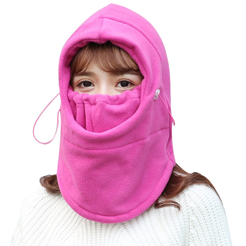 Termisk fleece balaclava hatt hettehals varmere vintersport ansiktsmaske til menn ski sykkel motorsykkel hjelm beanies maskert hette