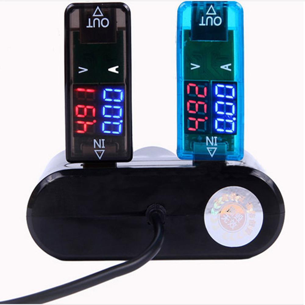 AKDSteel USB Digital Tester Ampere Meter Voltmeter Voltage Measuring Instrument Practical Meter