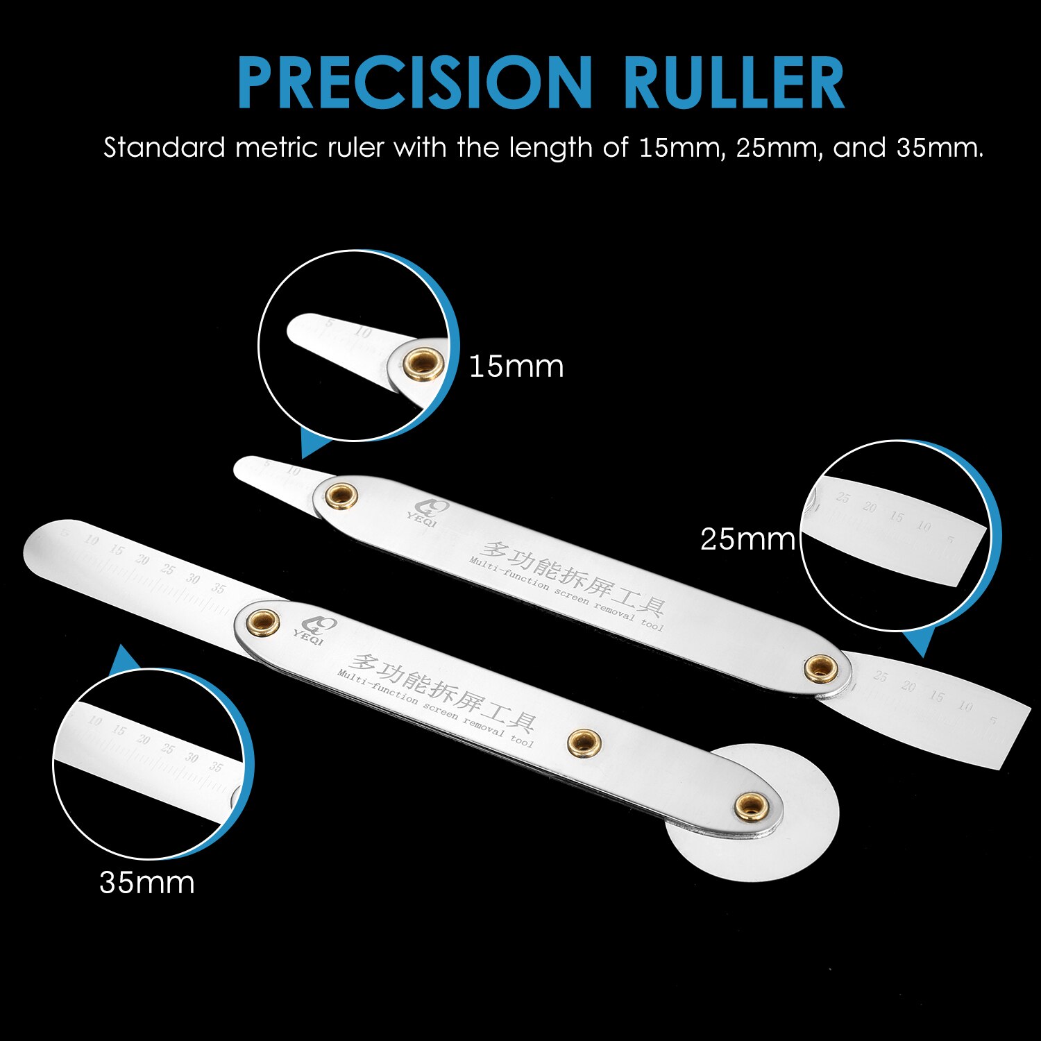 Electronics Screen Repair Tool Kit Thin &amp; Flexible Opening Pry Tool Flat Spudger for Smartphone Tablets Laptops Fixes