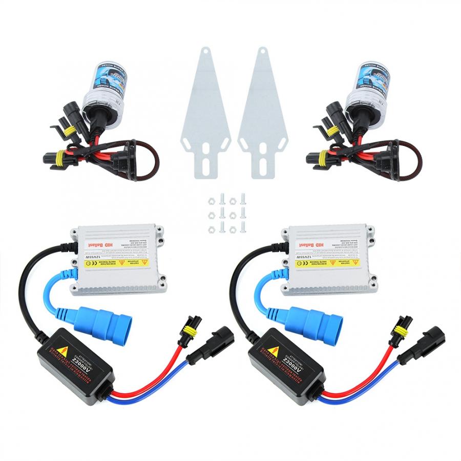 1 Pair Auto Car H7 6000K 12V/55W Xenon Light Bulb Headlight Xenon Lamp High Brightness with Ballast