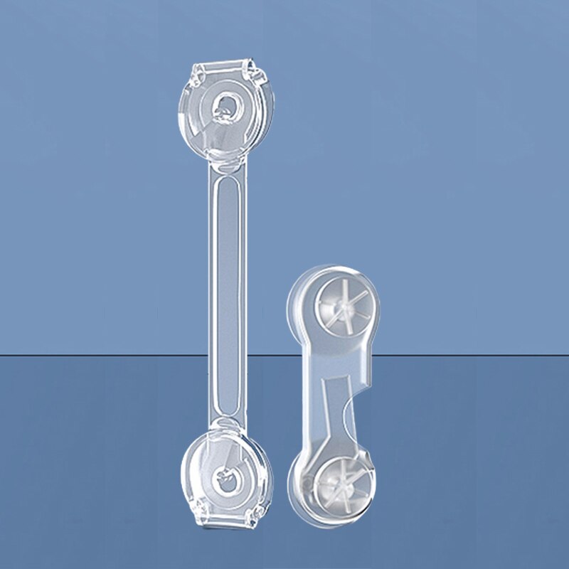 Baby Veiligheid Lock Kids Ladeblokkering Kind Anti-Opening Kastdeur Koelkast Beschermende Lock Baby Anti-Snuifje Bescherming gesp: T1long 1short