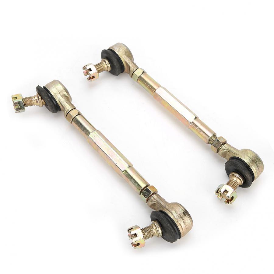Paar 10mm/0,39 in Bolzen Spurstangenkopf Ball Schreiner passen für 150cc 250cc Quad Schmutz Fahrrad ATV Buggy TA Edelstahl Ball Schreiner