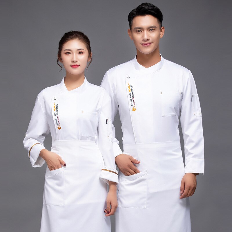 Chef Uniform Long-sleeved Qiu Dong Outfit Hotel Baking Cake Shop West Overalls Summer Bakers Dessert Teacher