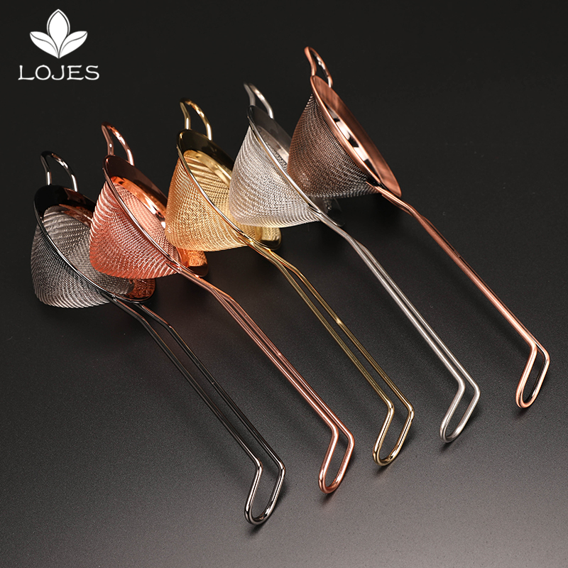 Stainless Steel Conical Cocktail Sieve Great For Removing Bits From Juice Copper Strainer Cocktail Strainer Bar Strainer