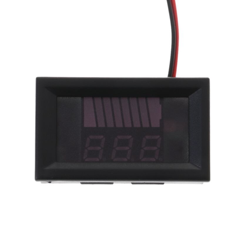 Dc 12v-72v bly-syre digitalt batterikapacitet indikator opladningstester voltmeter