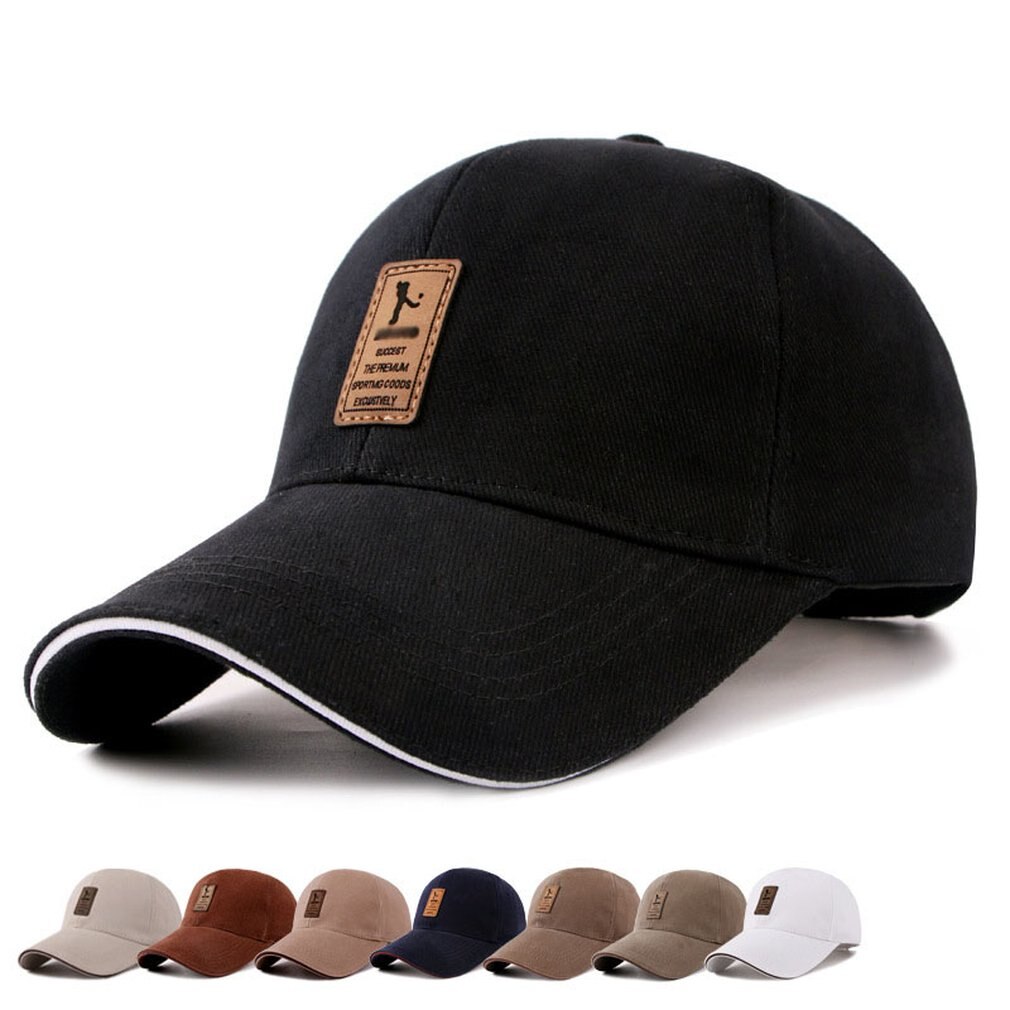 Men'S Baseball Caps Cotton Caps Autumn Hats Outdoor Sports Sunhats Twill Soft Light Comfortable