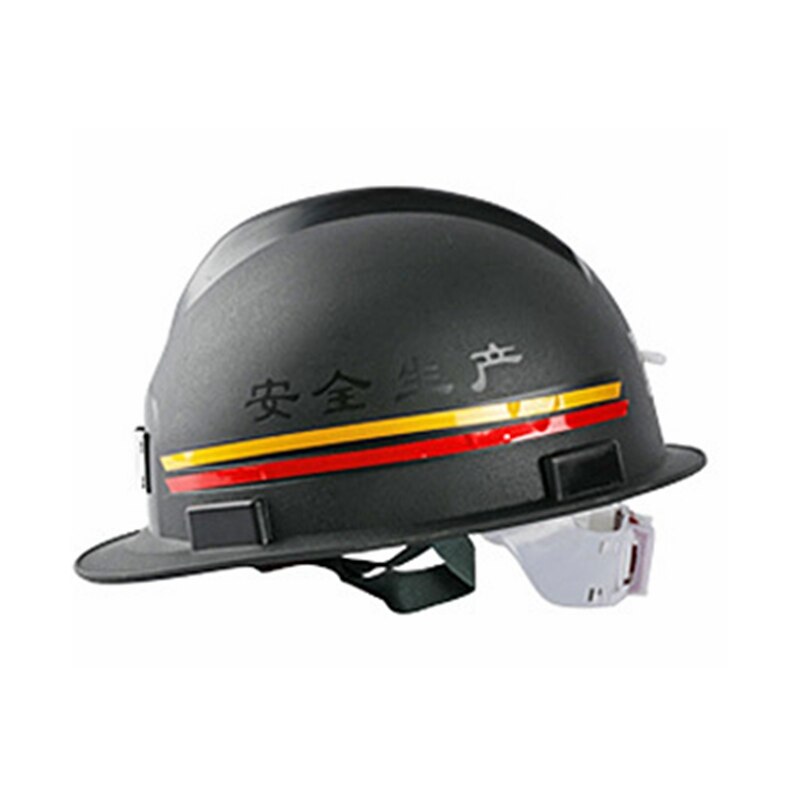 Frosted Safety Helmet Miners Anti Smashing And Falling ABS Reflective Breathable Comfortable Labor Protection Safety Helmet: Default Title
