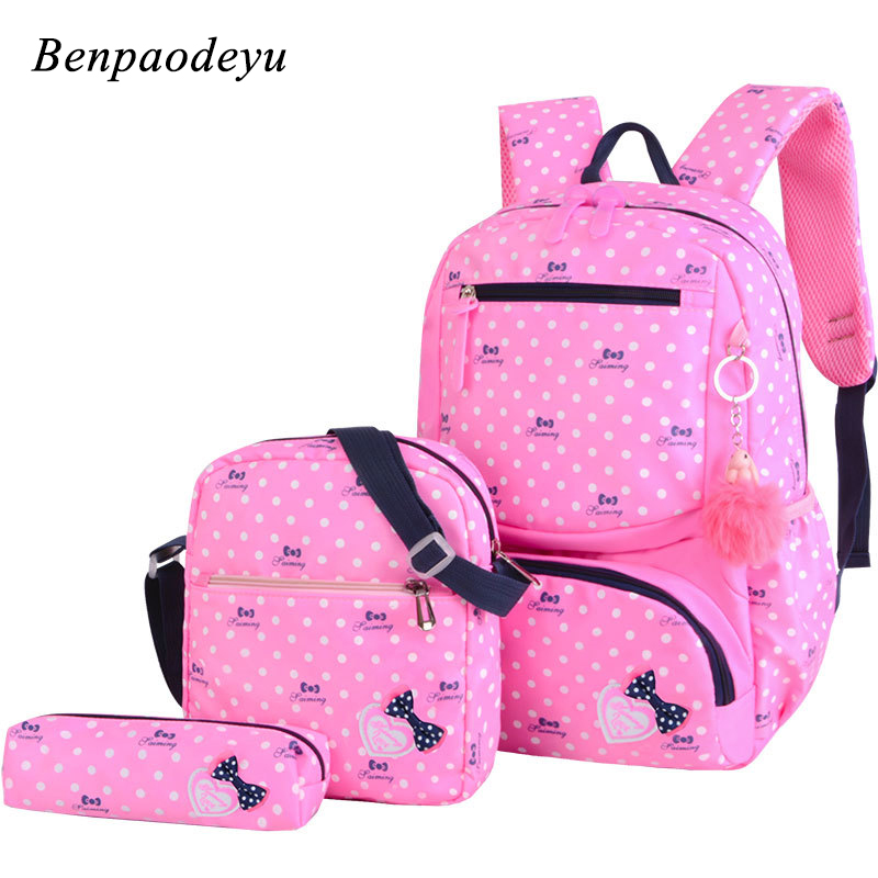 neue Mädchen Rucksack Kinder Schule Taschen Leichte Wasserdichte Kinder Rucksack Große Kapazität Druck Schulranzen