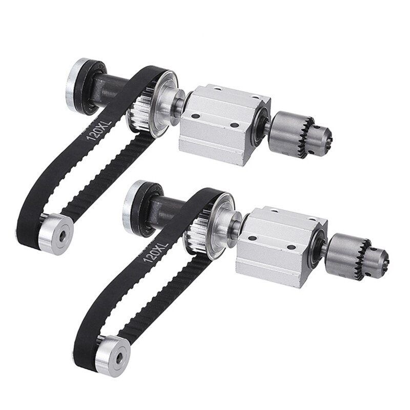 2 zestaw bez mocy Diy obróbka drewna szlifowanie wrzeciona przycinanie pas Jto wiertarka zestaw uchwytów wiertarskich małe tokarki akcesoria robić stołu S: Default Title