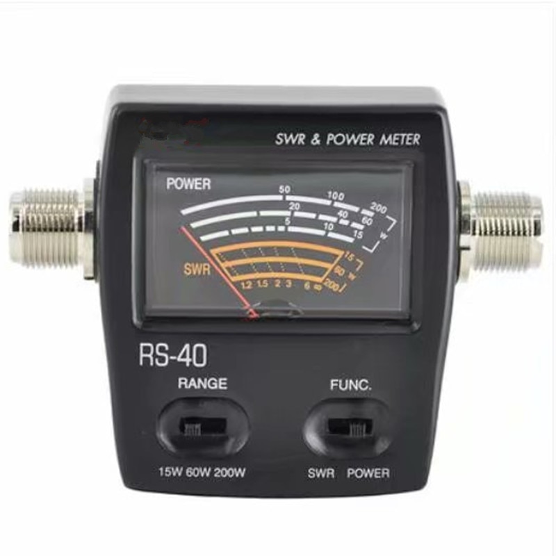 200W SWR Standing Wave Ratio Watt Power Meter for HAM Mobile VHF UH Single Phase Electric Energy Meters