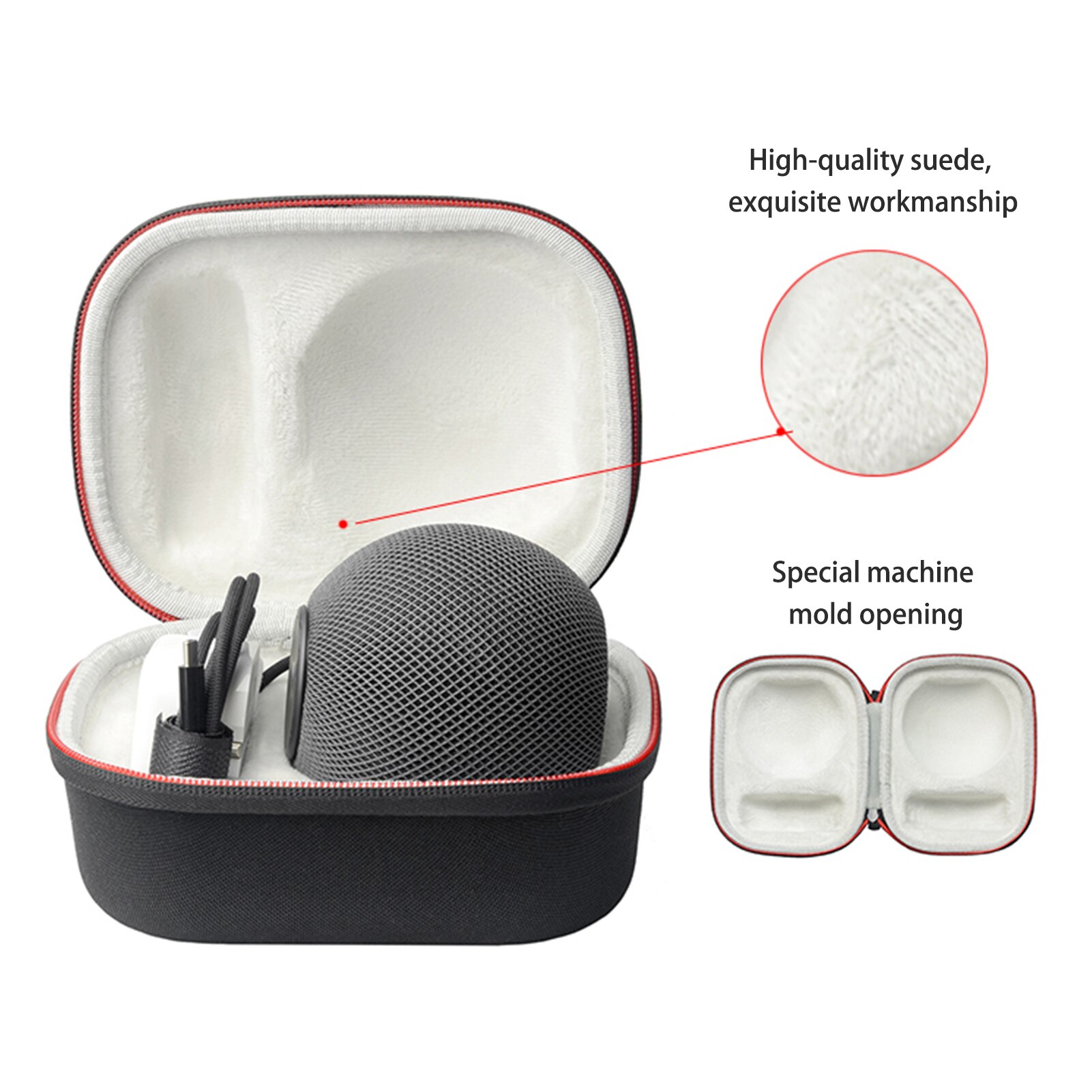 Speaker Case for HomePod Mini - Protective Storage Pouch - Smart Speaker Accessory