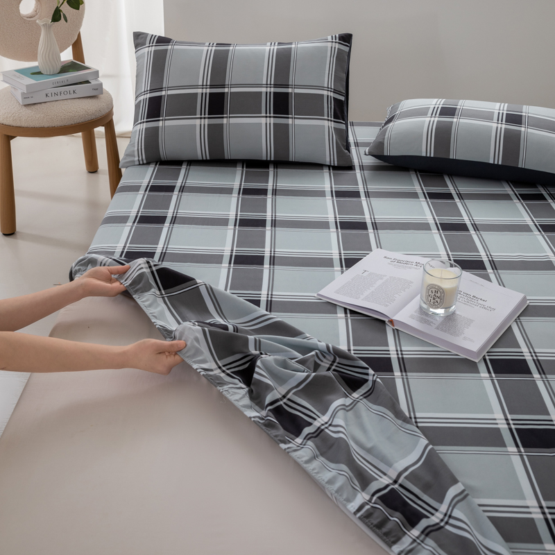 Einfache Kunst Bettdecke atmungsaktive Spann betttuch bedruckte Bettlaken Heimat Bettwäsche 90x200 Matratzen schoner Sabanas (kein Kissen bezug)