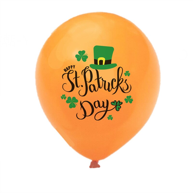 Leeiu St Patrick 's Day Decorations Green Clovers Banners Shamrock Lucky Irish Party Garlands Irish Festival Latex Balloons