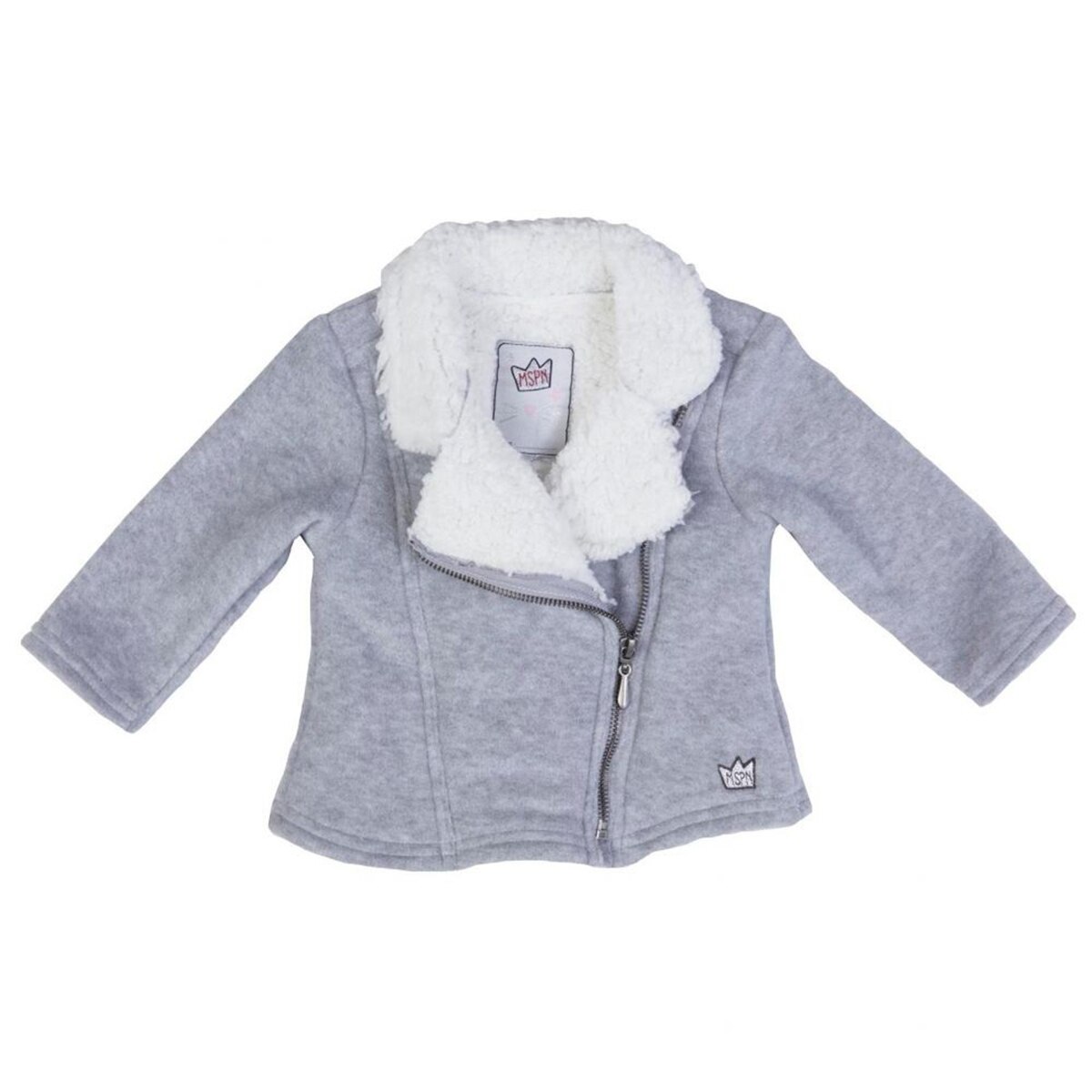 Bebepan ster fleece jas meisje