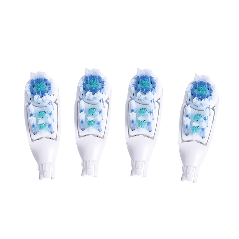 4 stuks opzetborstels voor oral-b cross action power dual clean vervangende borstel
