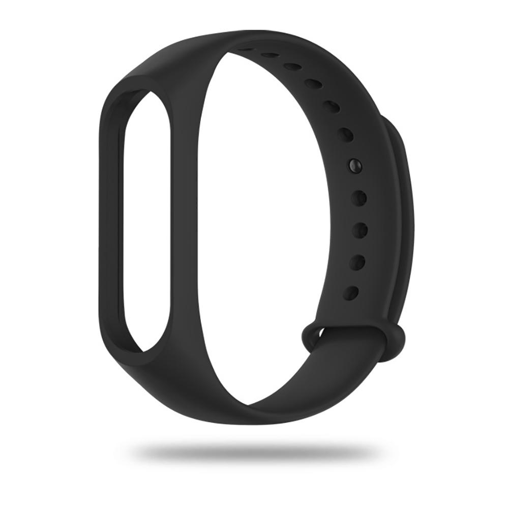 M3- kleurenscherm bluetooth sport smart polsband bloeddrukmeter hartslagmeter fitnessband tracker stappenteller band smartband: Zwarte horlogeband