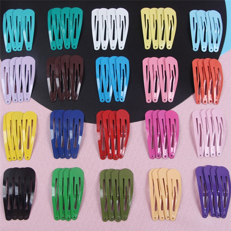 20 stücke 5 CM Kinder Baby BB Kleinkind Haar Clips Mischung Farbe Haarspange Kinder Haarnadel Candy Farbe Mädchen Haar Zubehör