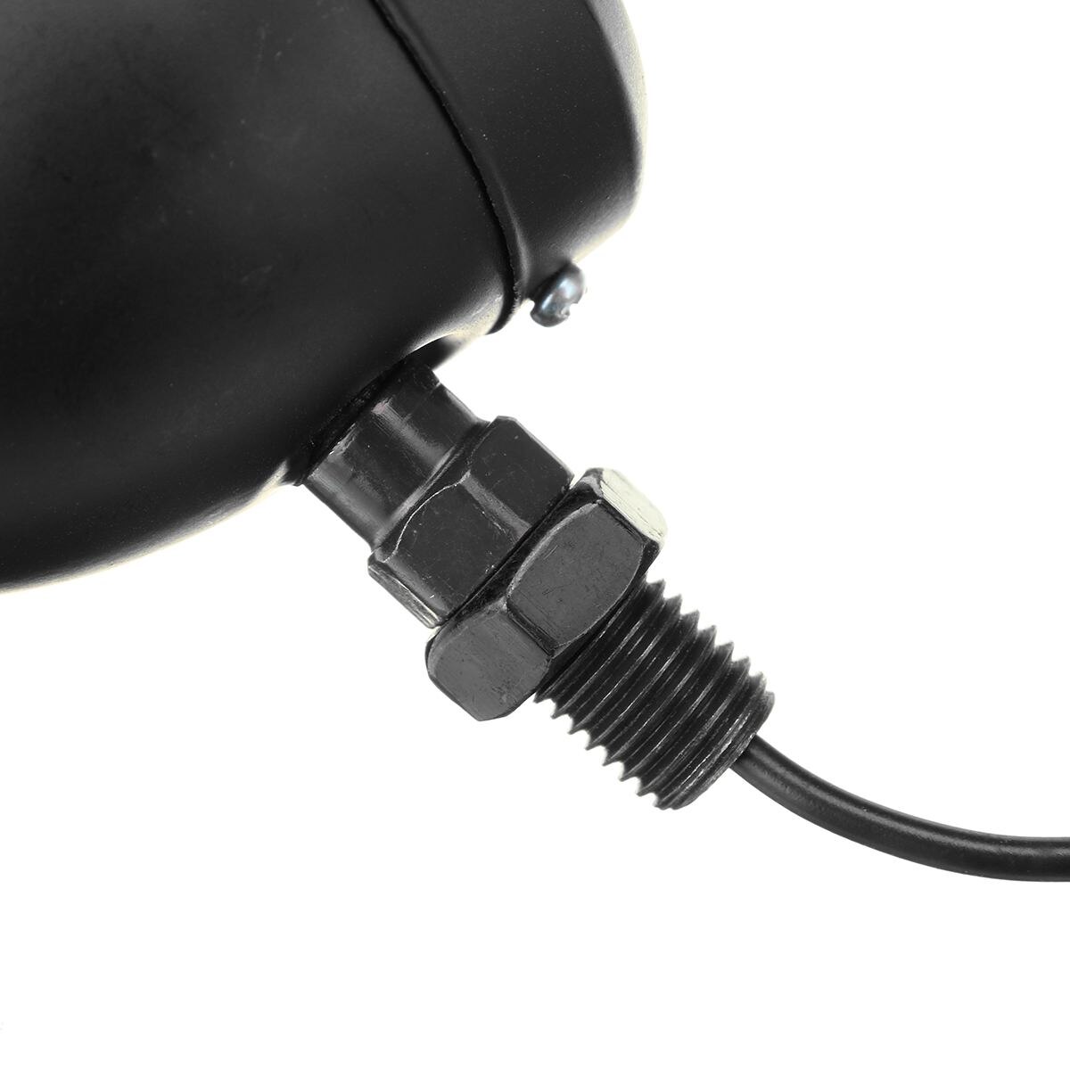 2/4 PCS Motorcycle Turn Signals Indicator Universal 12V Retro Motorbike Signal Lights Metal Blinkers Black Chrome