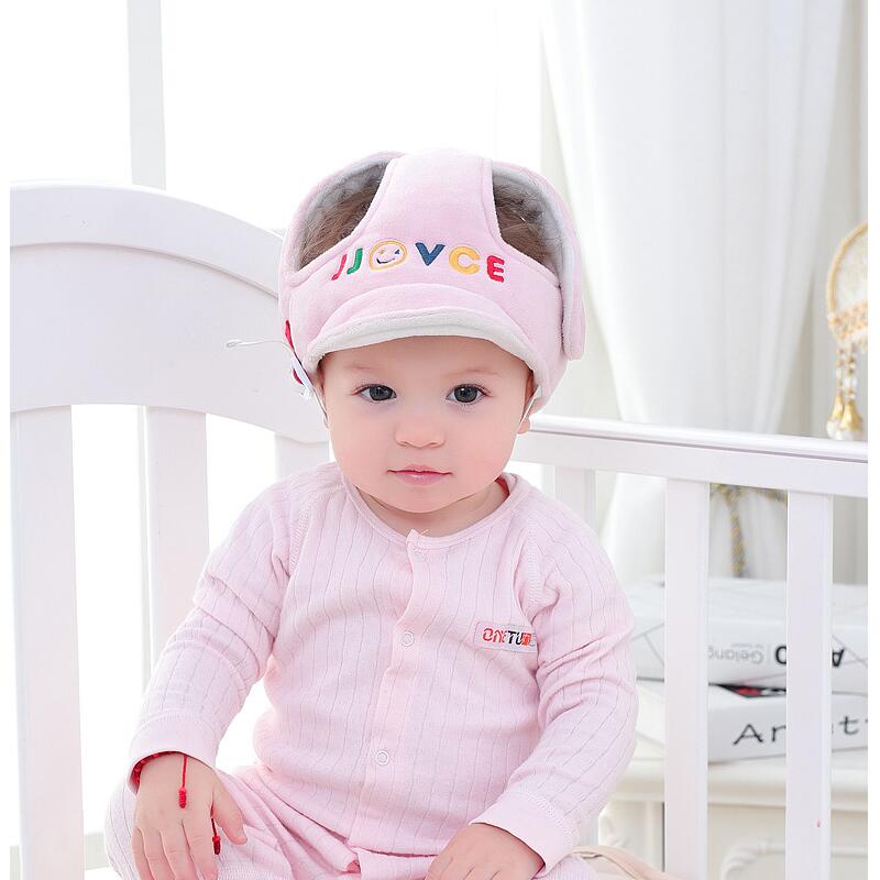 Baby Baby Hoofd Bescherming Zachte Hoed Helm Anti-collision Veiligheid Helm Sport baby play beschermende katoen caps 20% off