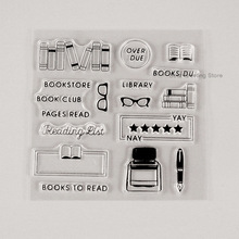 Eno Groet Clear Stamps Bookstore Postzegels Planner Boek Lijst Postzegels Planner Journal