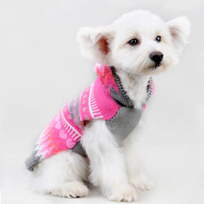 Kerst Sneeuwvlok Hond Trui Winter Warme Hond Jas Kleding Puppy Kat Hoodie Voor Kleine Middelgrote Honden Doggyzstyle