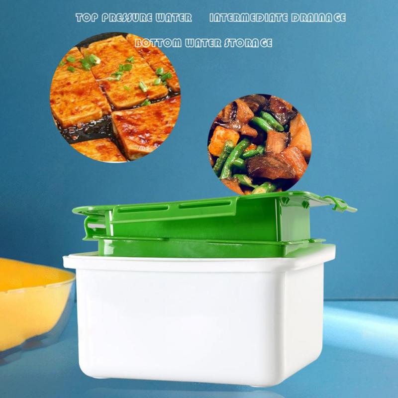 Tofu Squeezing Dehydrator Tofu Squeezing Dehydrator To Easily Remove Tofu Moisture Kitchen Cooking Tool Set: Default Title