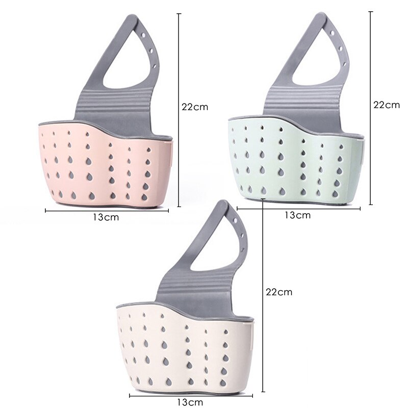 Sink Shelf Soap Sponge Drain Rack Bathroom Holder Kitchen Storage Suction Cup Kitchen Organizer Sink Kitchen Accessories