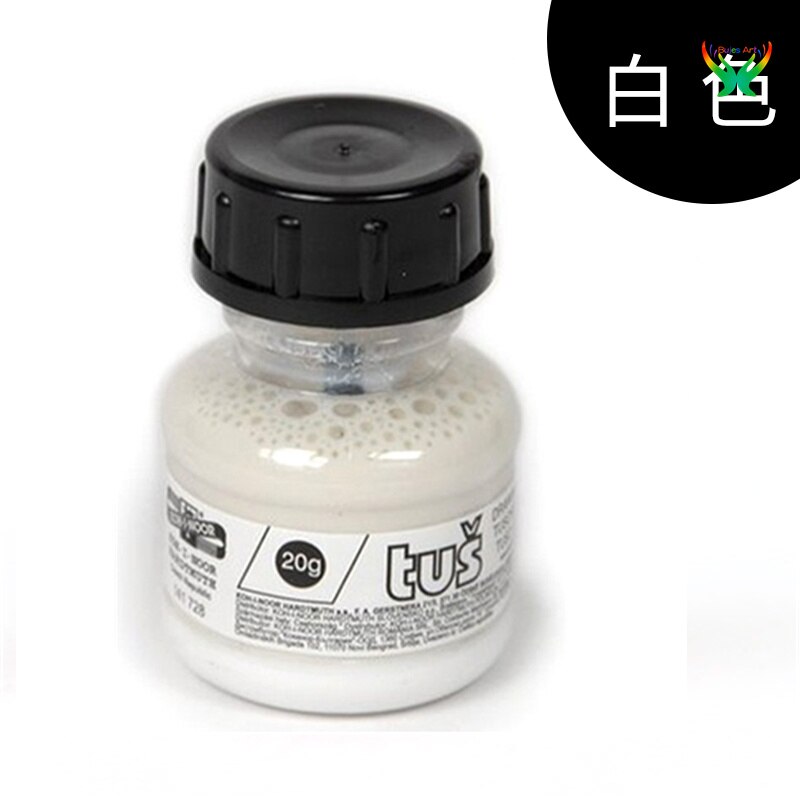 Kohinoor – encre de dessin colorée pour dessin, 20g, étanche, séchage rapide, pour étudiants en art, fournitures spéciales de peinture artistique: white