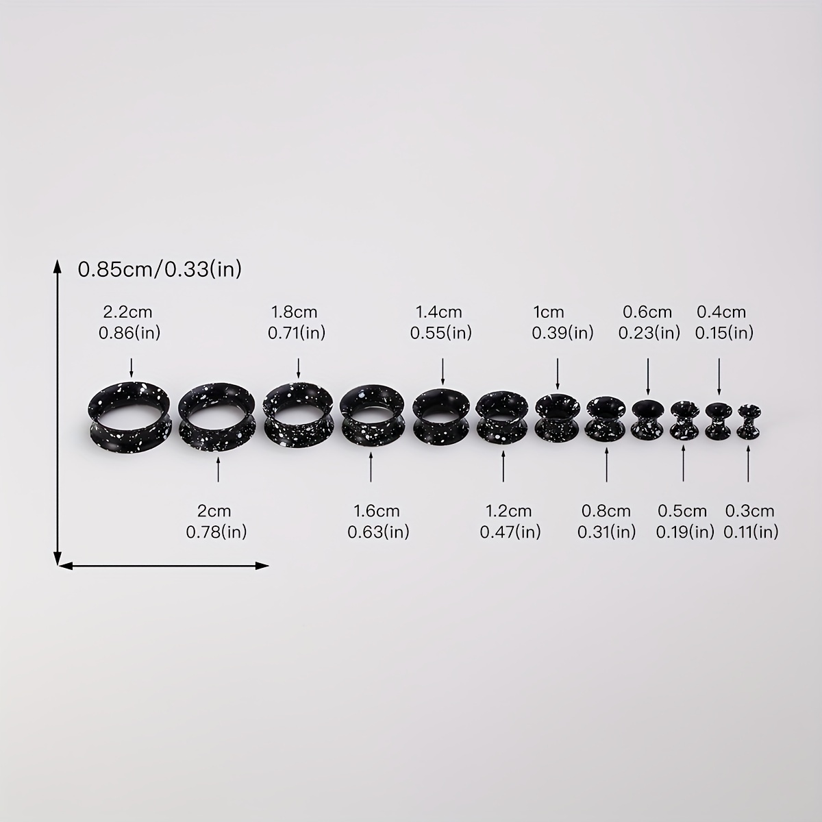 2 stücke 3mm-22mm Silikon flexibel doppelte ausgestellte Fleisch Tunnel weiche Ohr stöpsel Ohr messer Expander Bahre Ohren blätter durchbohren Schmuck