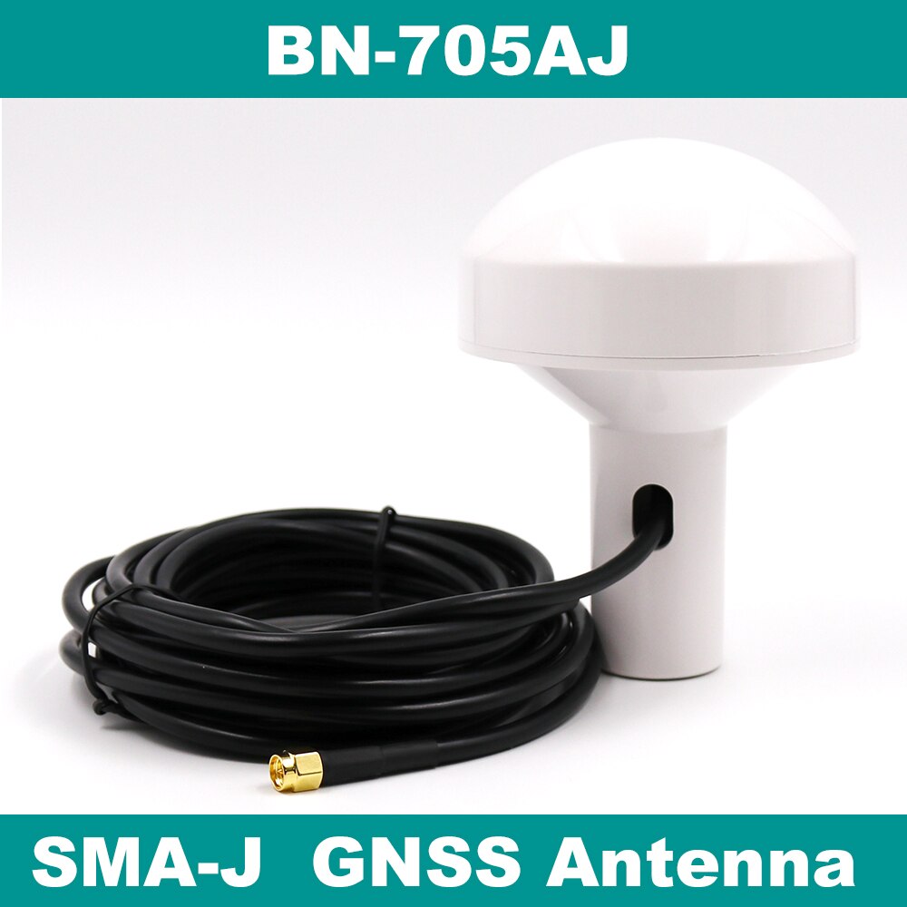 BEITIAN GNSS Antenna, 2.8V-5.0V, 5m RG58 Cable, SMA-J Connector, BDS GALILEO GLONASS GPS Antenna, BN-705AJ