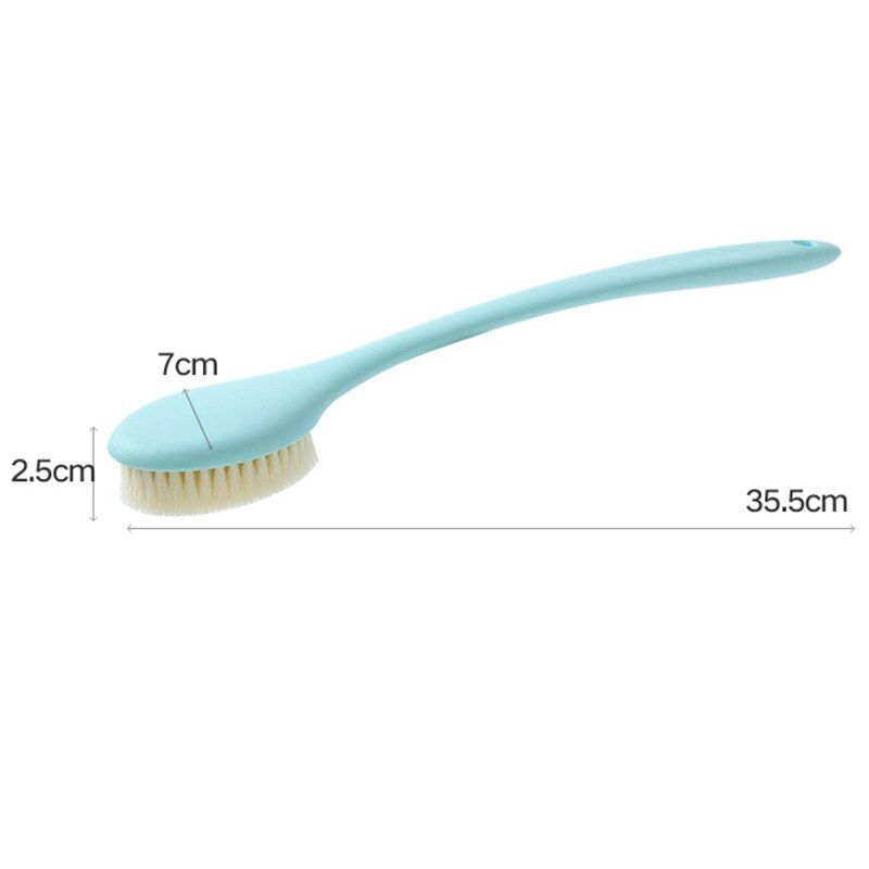 Long Handle Body Brush Spa Brush Scrubber Bathroom Accessory Long Arm Shower Brush Bath Skin Massage Brushes