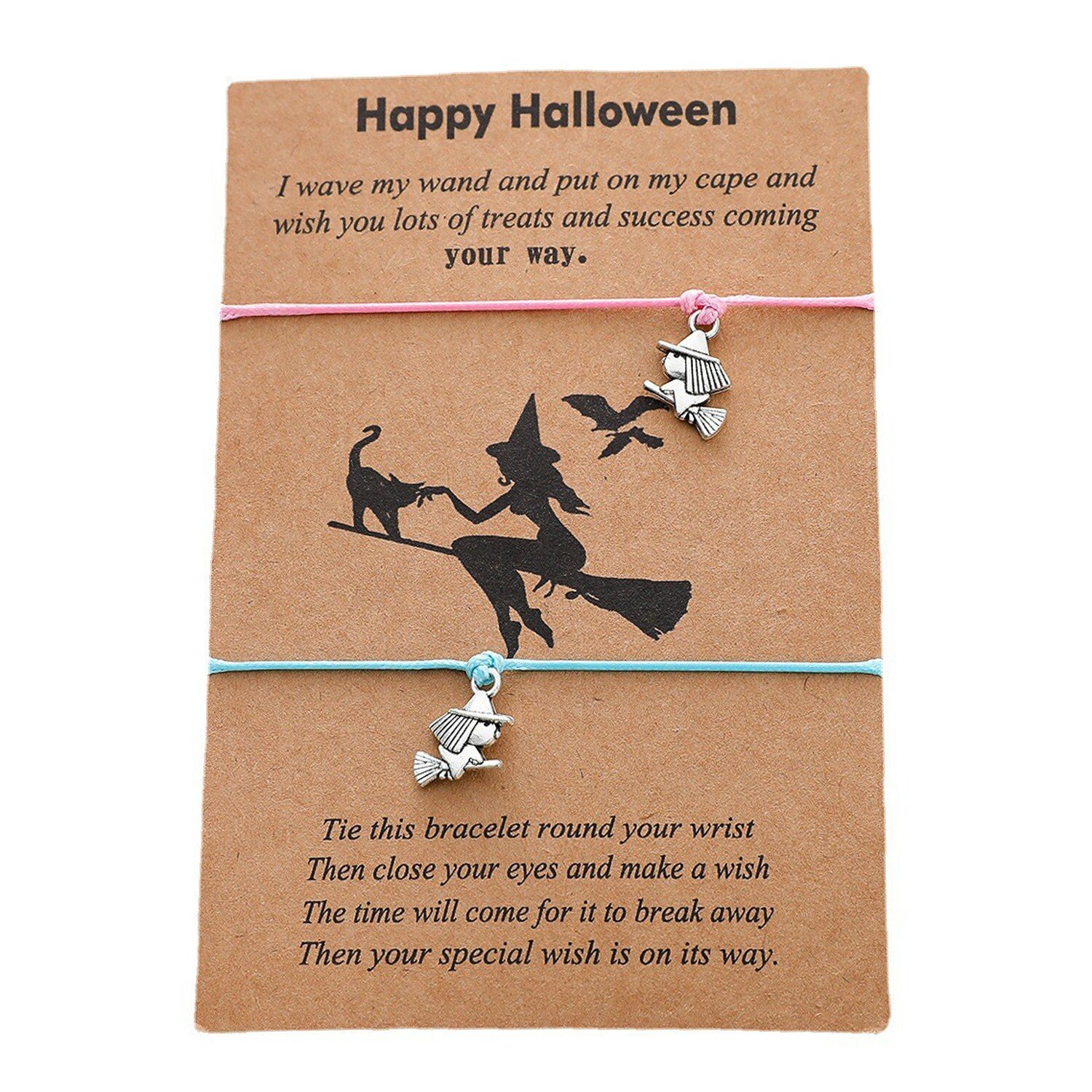 Funny Dancing Heks Kaart Armband Heks Handgemaakte Paar Armband Kids Sieraden Halloween Kid Armband Meisje: 3