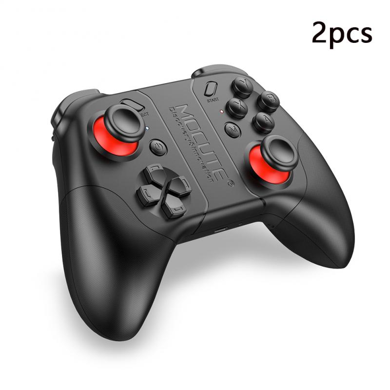 Wireless Bluetooth Gamepad Rechargerable For PC Android TV Box Phone Game Controller Remote Vibration Joypad Joystick: 2pcs