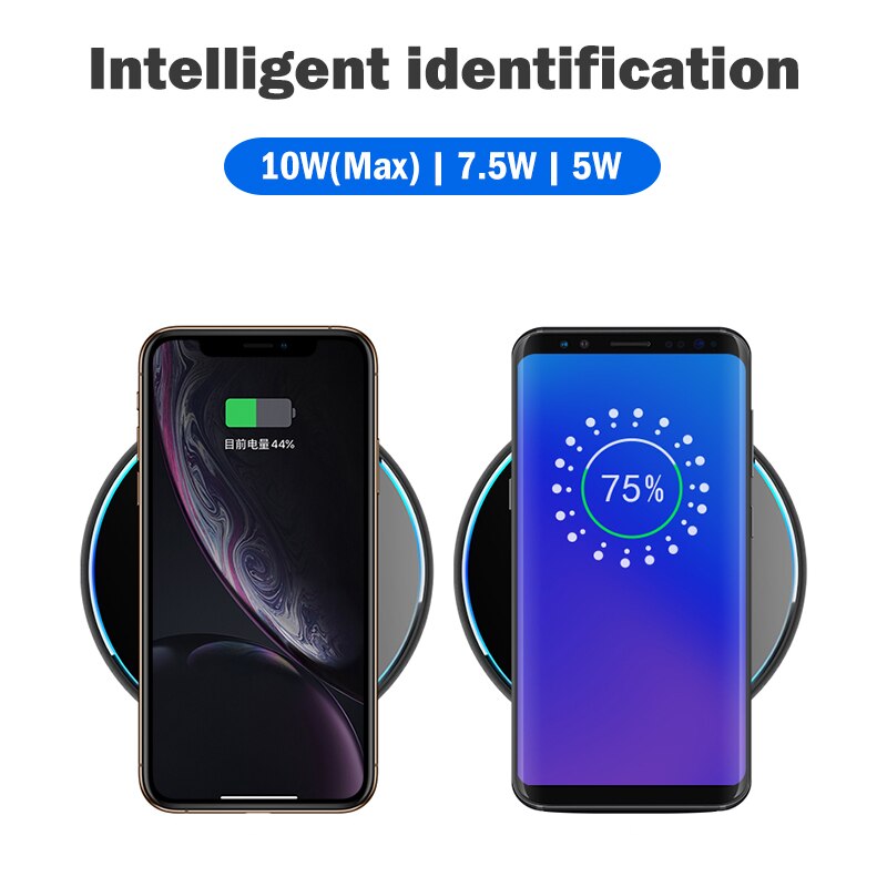 Qi 10W Schnelle Drahtlose Ladung für Ulefone Rügestochen 5 5S 6 6S 6E 7 7E X 10 5G Energie 5 5S Robustes praktisch Drahtlose Ladegerät Pad Atmen