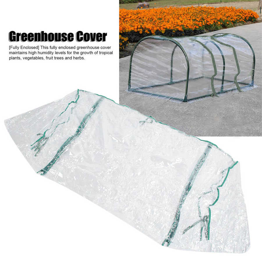 Greenhouse Cover PVC Clear Greenhouse Film for Plants for Vegetables Greenhouse Replacement Cover Greenhouse Shelf Cover