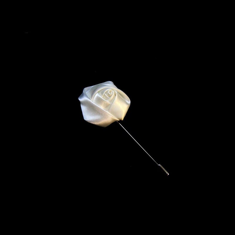 Kavajslag brosch nål krage nålar ros blomma handgjord kostym smoking corsage bröllop boutonniere fest kvinnor män: 8