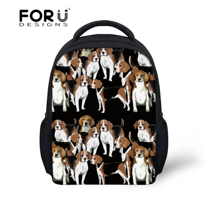 FORUDESIGNS Schooltassen Kinderen Rugzakken Zuigeling Basset Afdrukken kinderen Satchel Schooltas voor Baby Mochila Infantil: ZJZ033F