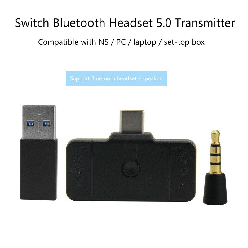 Bluetooth Draadloze Adapter Zender Converter Voor Nintendo Switch Hoofdtelefoon PS4 Laptop Pc Accessoires