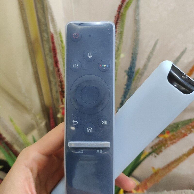 Soft Silicone Remote Cover for Samsung TV BN59-01259D UA49/UA55/UA65KU6880JXXZ 7700 Home Dustproof Remote Cover Case Shell Bags: clear