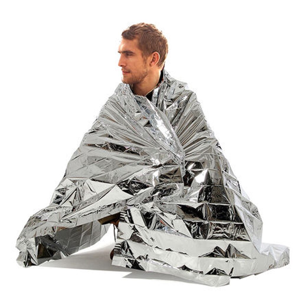 10 stks/partij Camping Water Proof Emergency Survival Rescue Deken Besparen Folie Thermische Ehbo Thermische Isolatie Mylar Deken