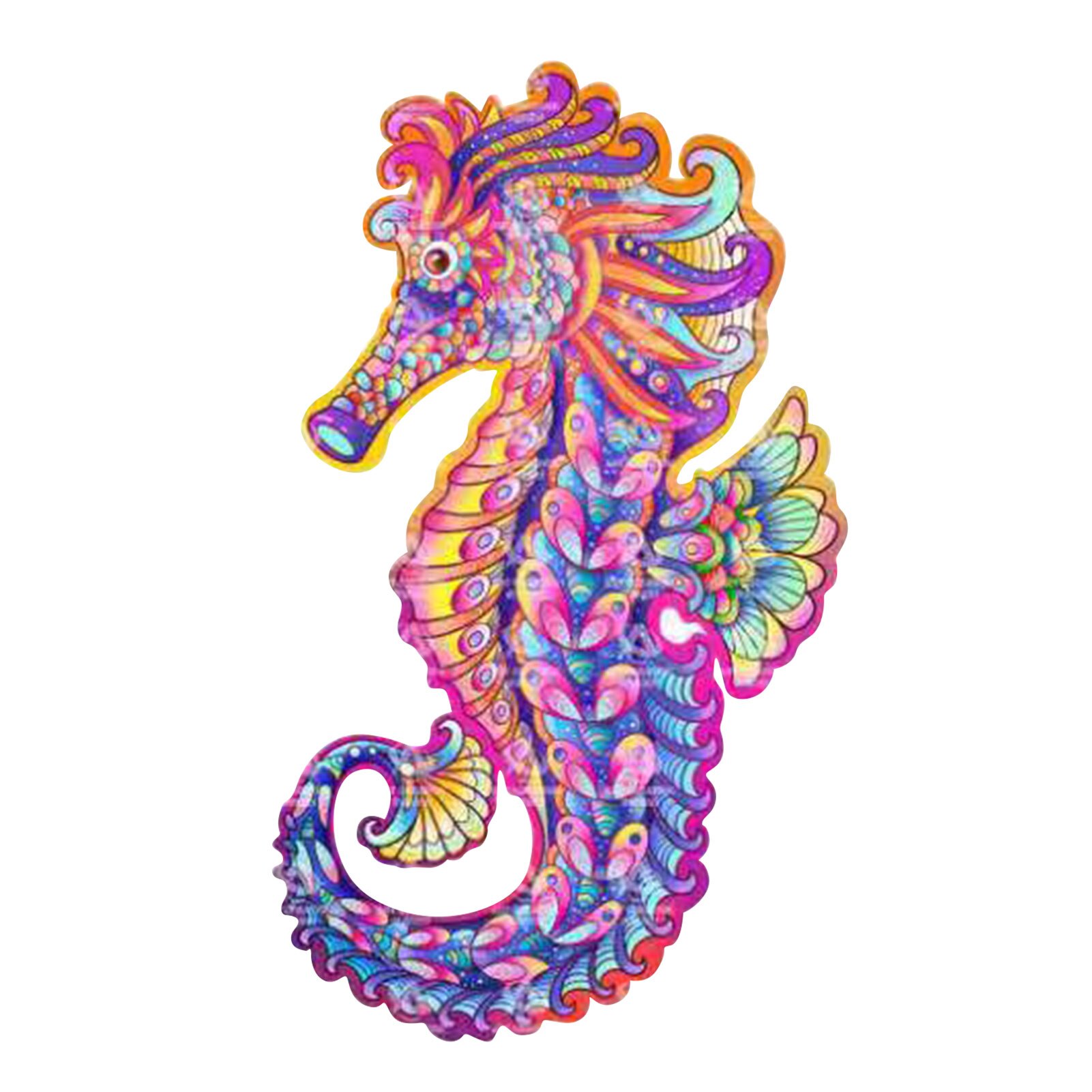 Unregelmäßig Geformte Schmetterlinge Dichtungen Pferde Seahorses Holz Puzzles Für Erwachsene Und Kinder Einzigartige Form Jigsaw Stück
