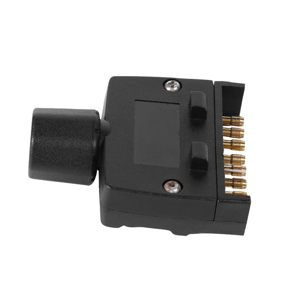 For Caravan Trailer 7 Pin AU Flat Male Trailer Socket Plug Connector Adapter Provide Connection of Brake Tail Lamp