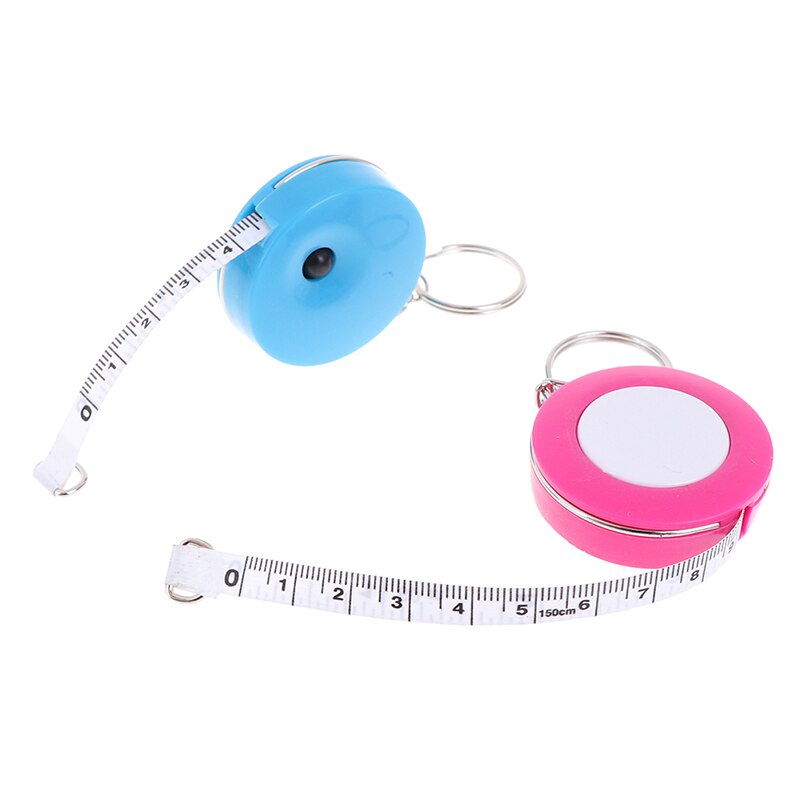 1 Piece Portable Tape Measure Retractable Ruler Children Height Ruler Centimeter Inch Roll Tape Girls 150cm/60"