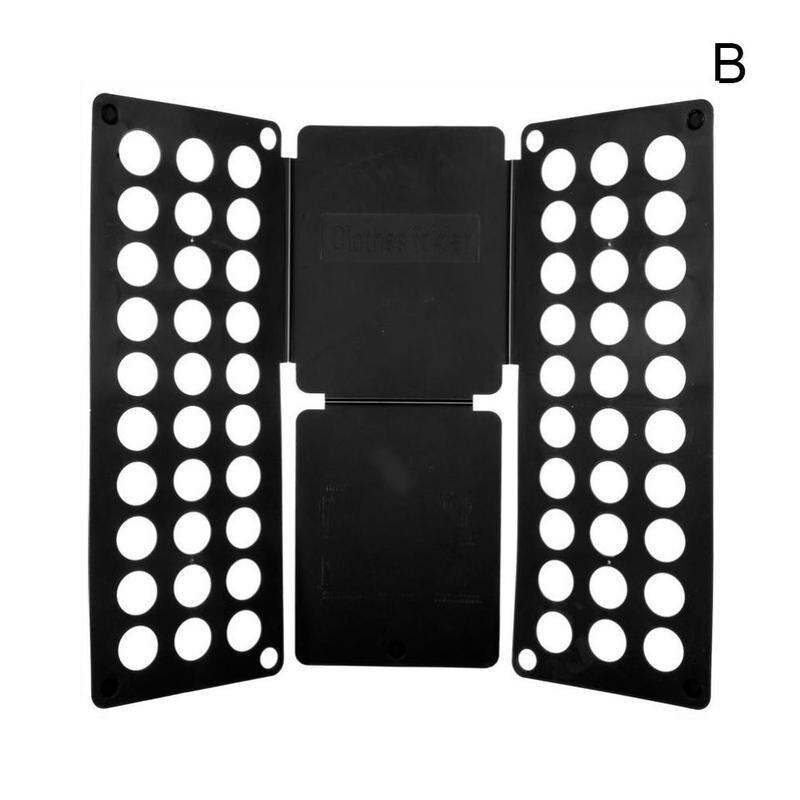 Folding Clothes T-shirt Stacking Board Save Manage Clothes Space Organizer Fold Quickly To T5E8: B