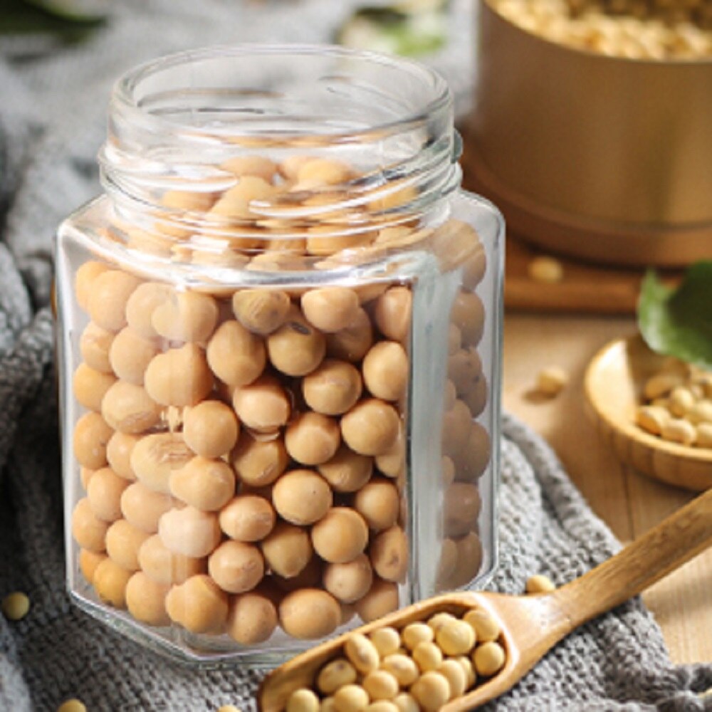 Glass Jelly Candy Candle Hexagonal Jam Honey Jar With Gold Lids Honey Container For Jam, Baby Foods, , Wedding Party Favors