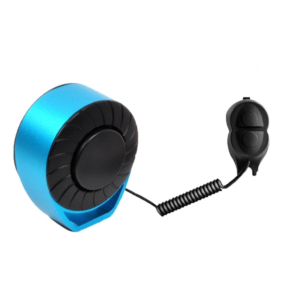 Electronic Horn Waterproof Electronic Bell Fastener Tape Bike Electric Bell Compact Bicycle Horn for Cycling: Blue